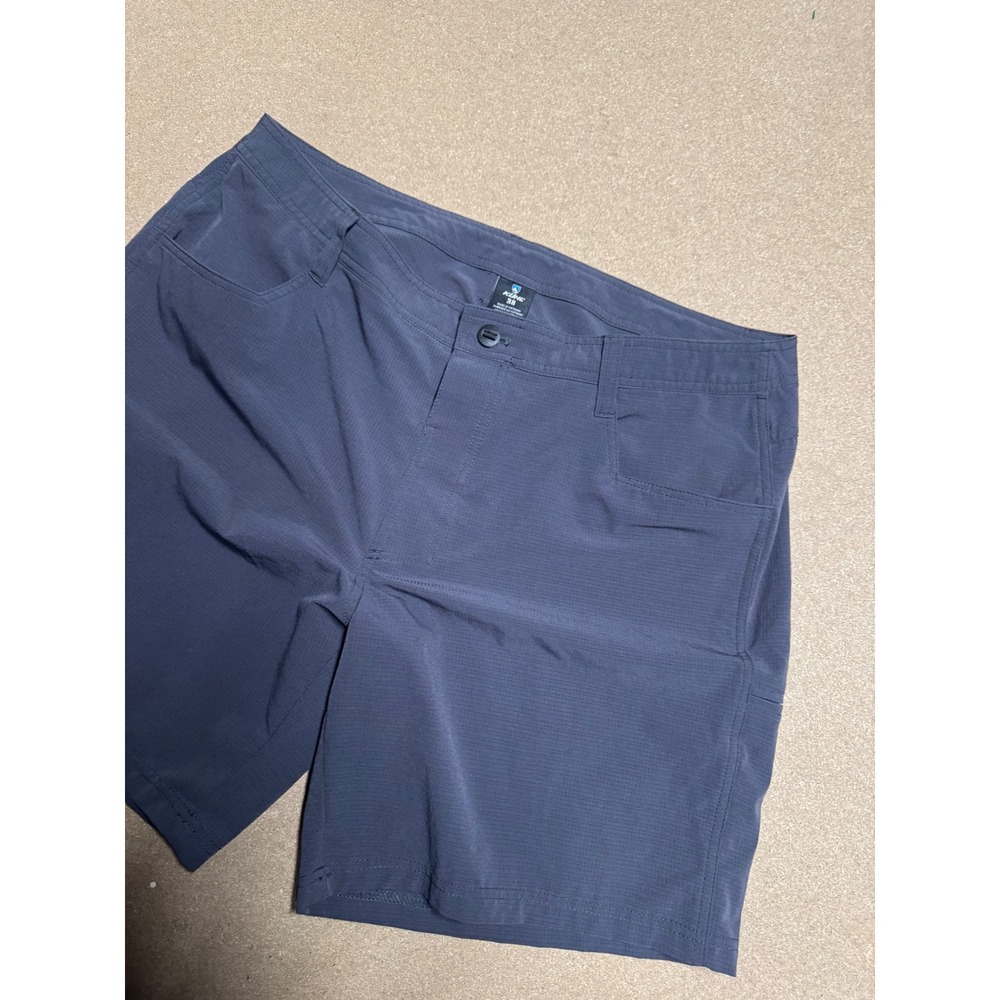 Kuhl Mens Size 38 Blue Outdoor Cargo Shorts Quick Dry Hiking Camping - Picture 3 of 6